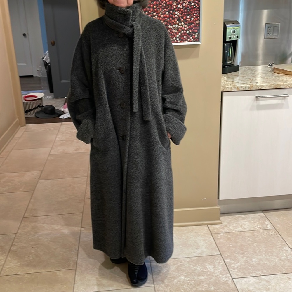 Women full length Max Mara wool and alpaca coat
